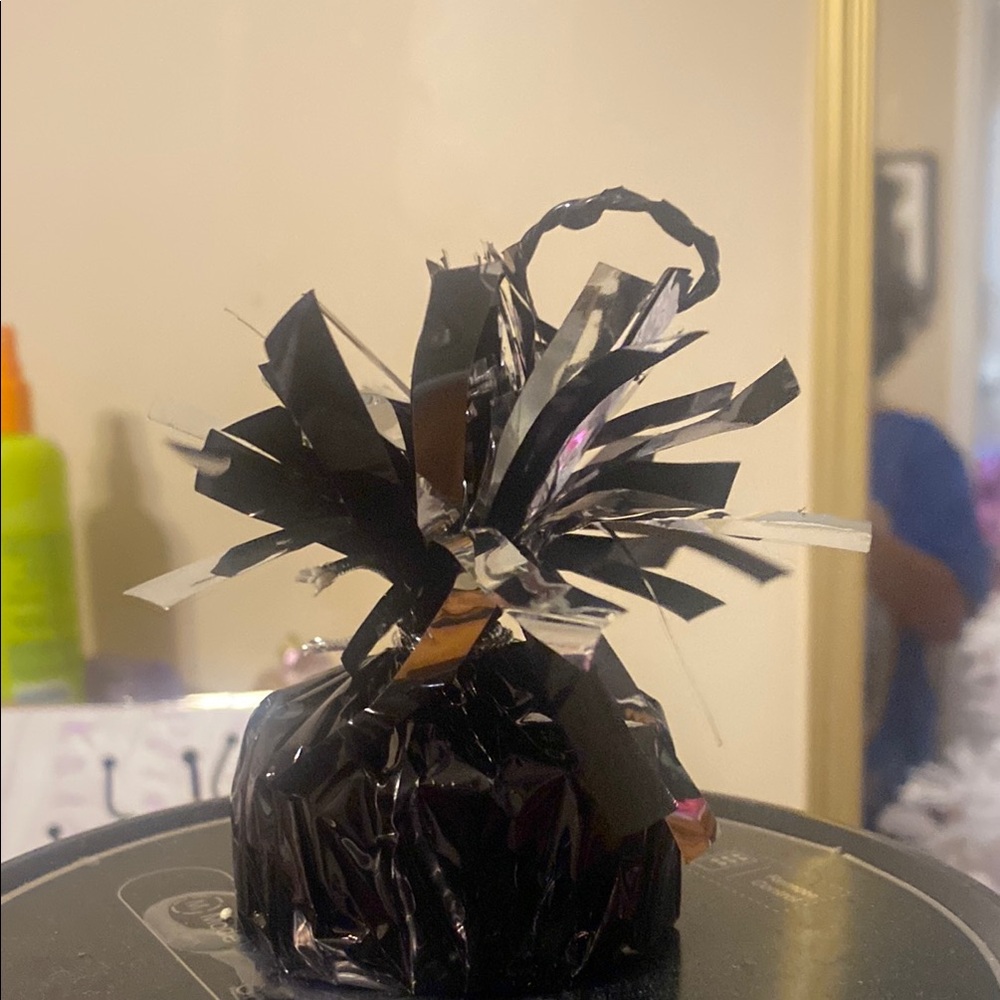 Elegant Black and Silver Decorative Accent